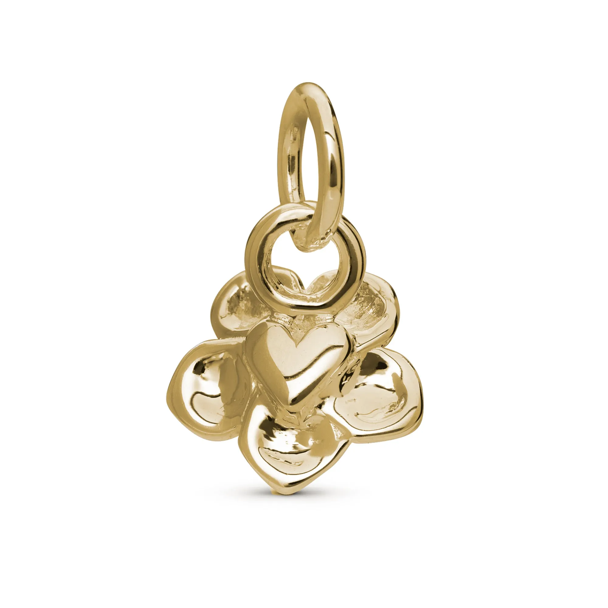 Forget-Me-Not Flower 18ct Gold Vermeil Charm