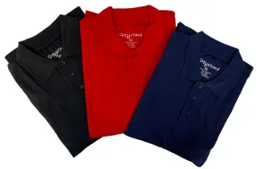 GREYSTONE 60/40 Big Tall Man PIQUE POLO SHIRT