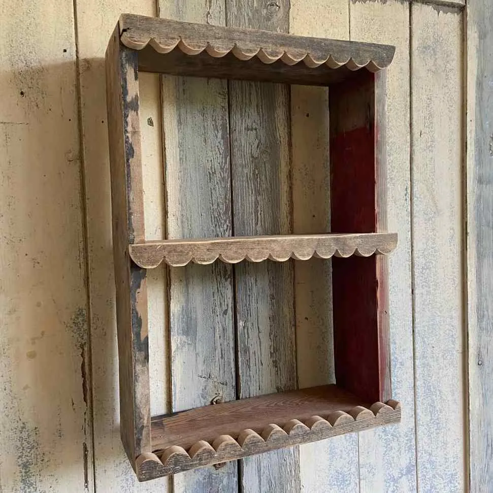 Handmade Scalloped Wall Unit