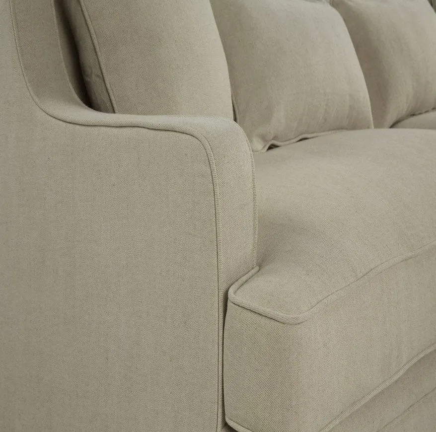 Hudson 2 Seater Sofa Beige