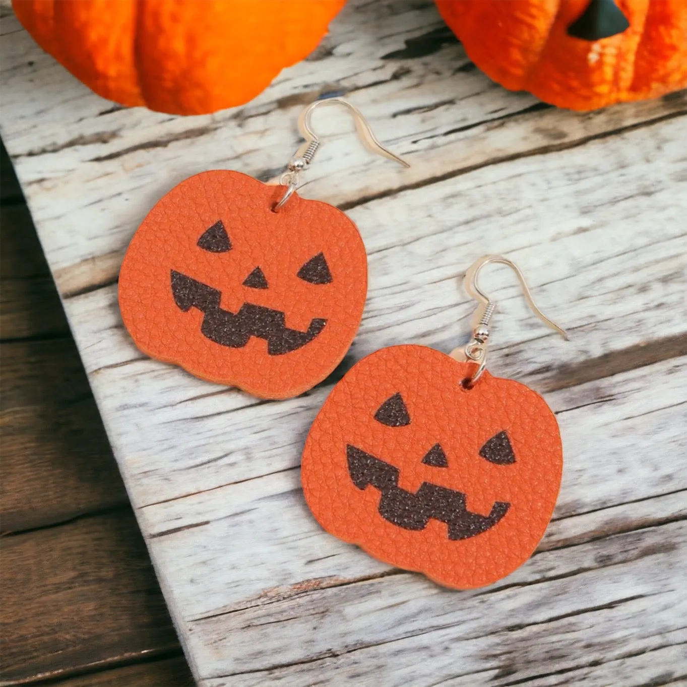 Jack-o-lantern Earrings - Halloween Earrings, Pumpkin Earrings, Halloween Jewelry, Cute Halloween Earrings, Pumpkin Earrings, Trick or Treat