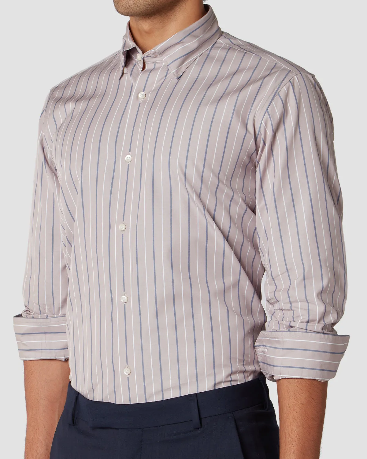 Japanese Grapevine Striped Shirt