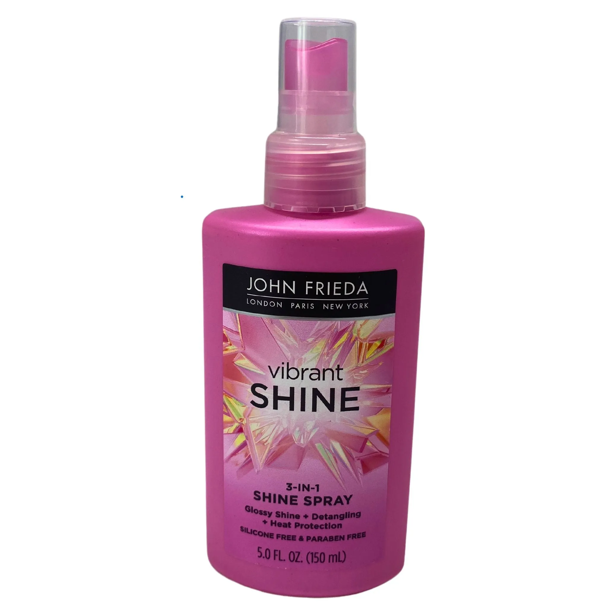 John Frieda Vibrant Shien 3-in-1 Shine Spray Glossy shine   Detangling   Heat Protection Silicone Free & Paraben Free 5.0 FL OZ (50 Pcs Lot)