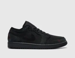 Jordan 1 Low SE Dark Smoke Grey / Black - Varsity Red