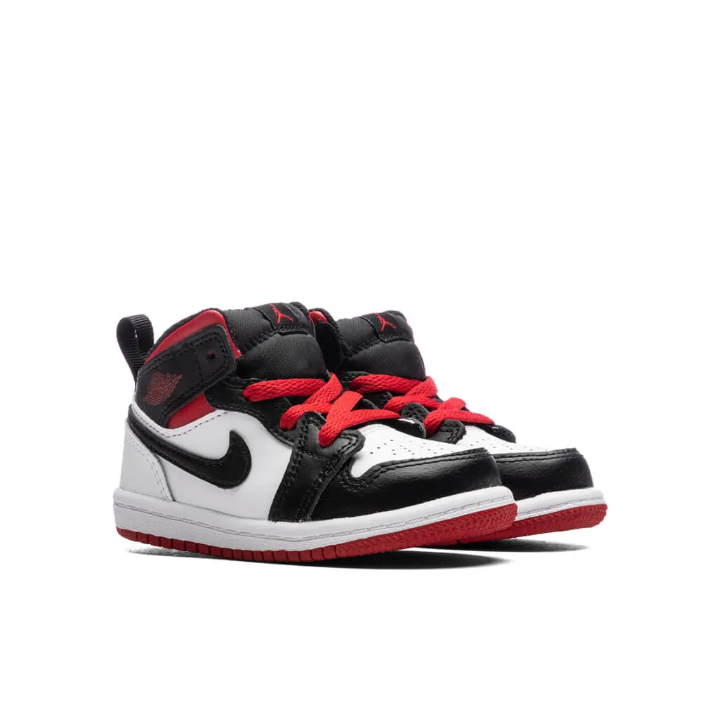 Jordan 1 Mid (TD) - White/Gym Red/Black