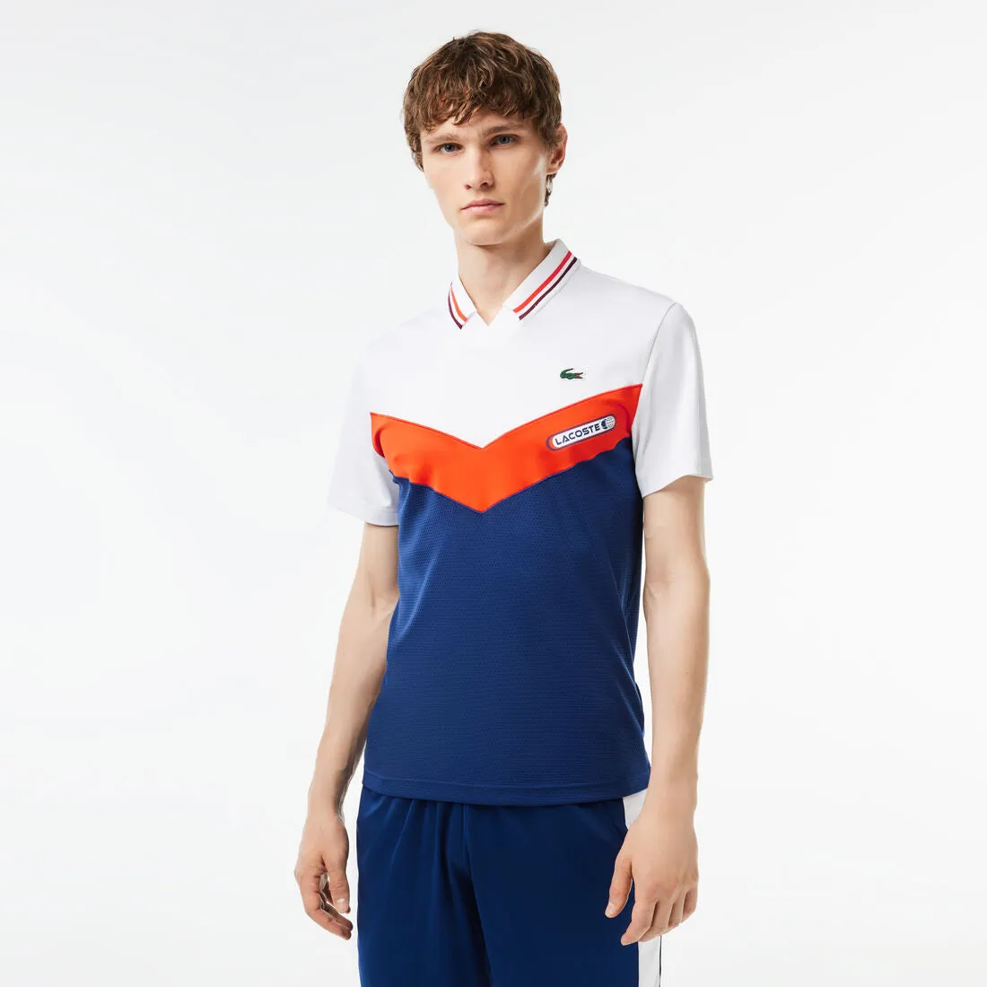 Lacoste Slim Fit Tennis X Daniil Medvedev Seamless Effect Polo Shirt