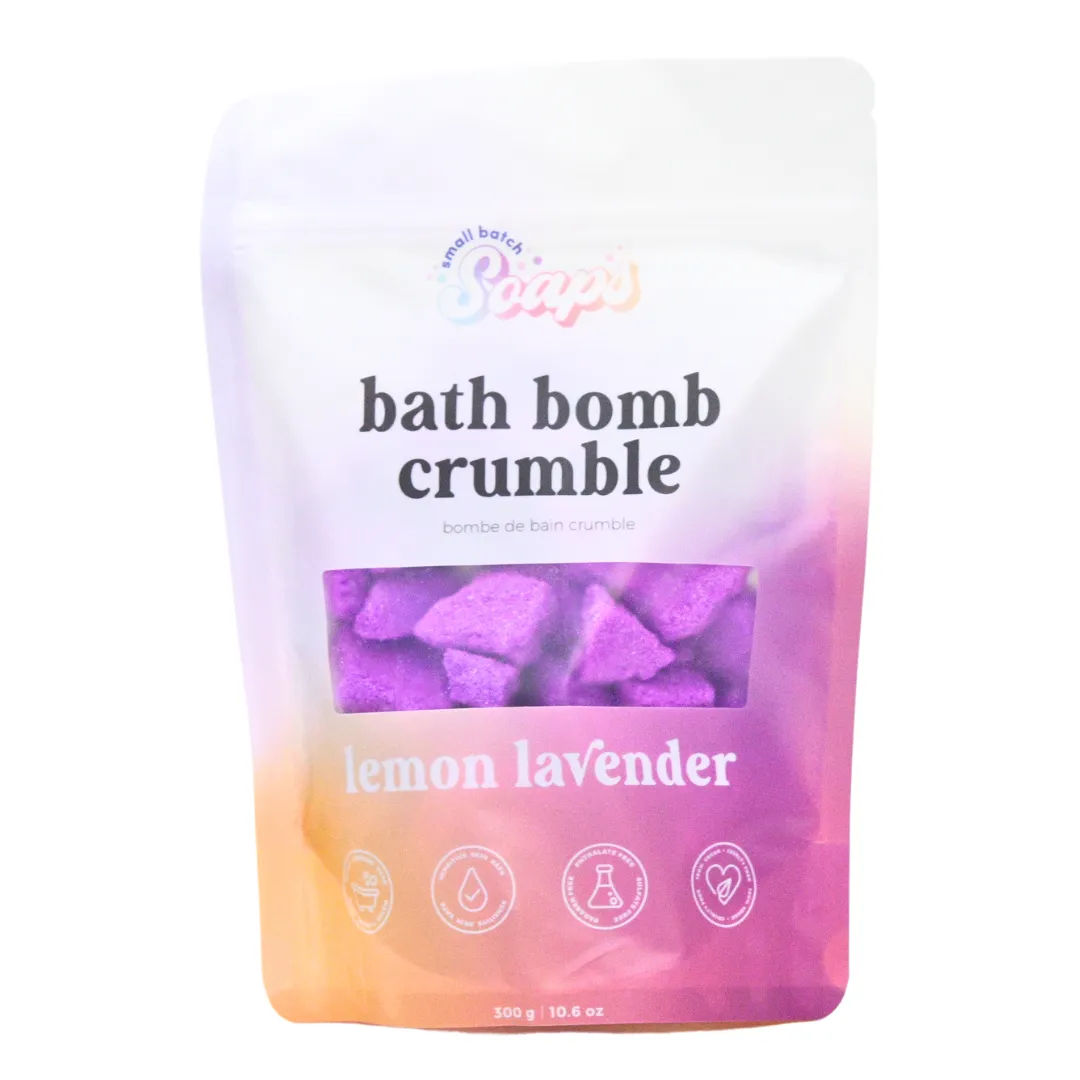 Lemon Lavender Bath Bomb Crumble