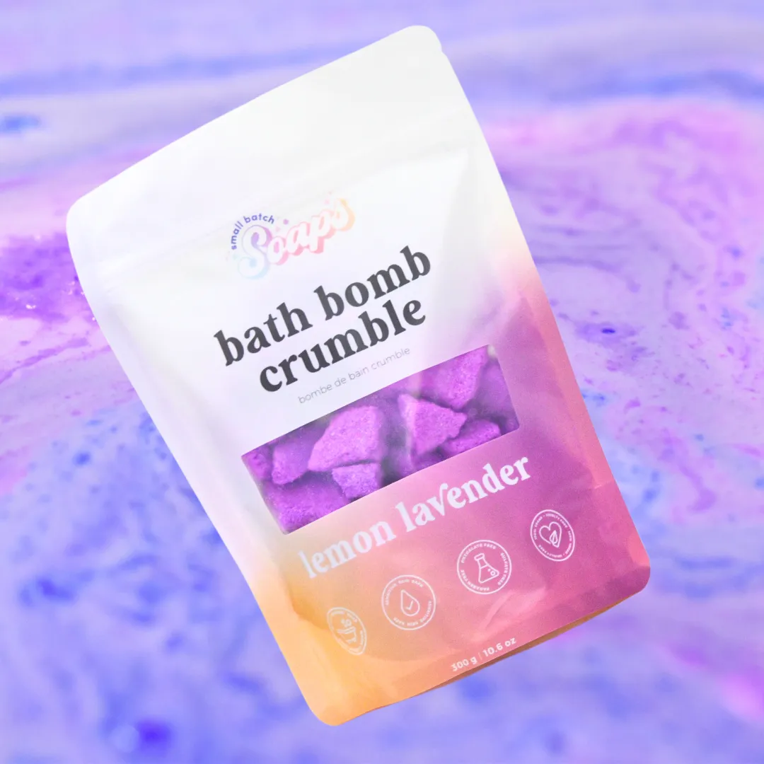 Lemon Lavender Bath Bomb Crumble