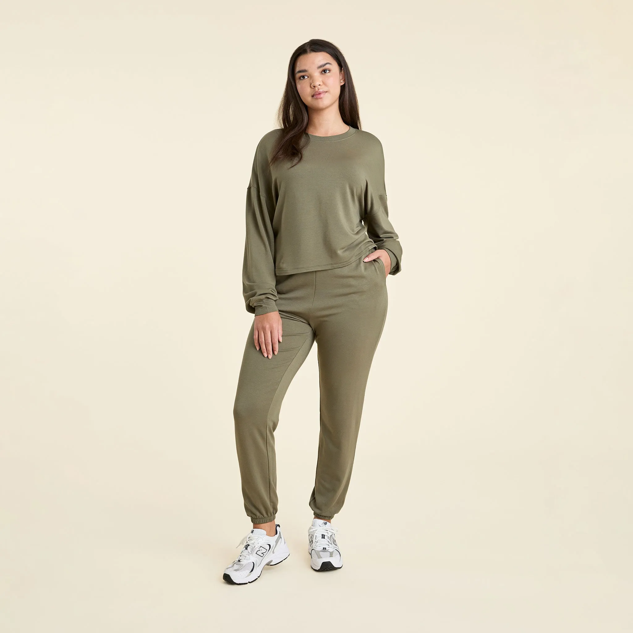 Lightweight Lounge Set | Olive