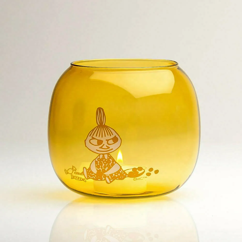 Little My Candle Holder Yellow - Muurla