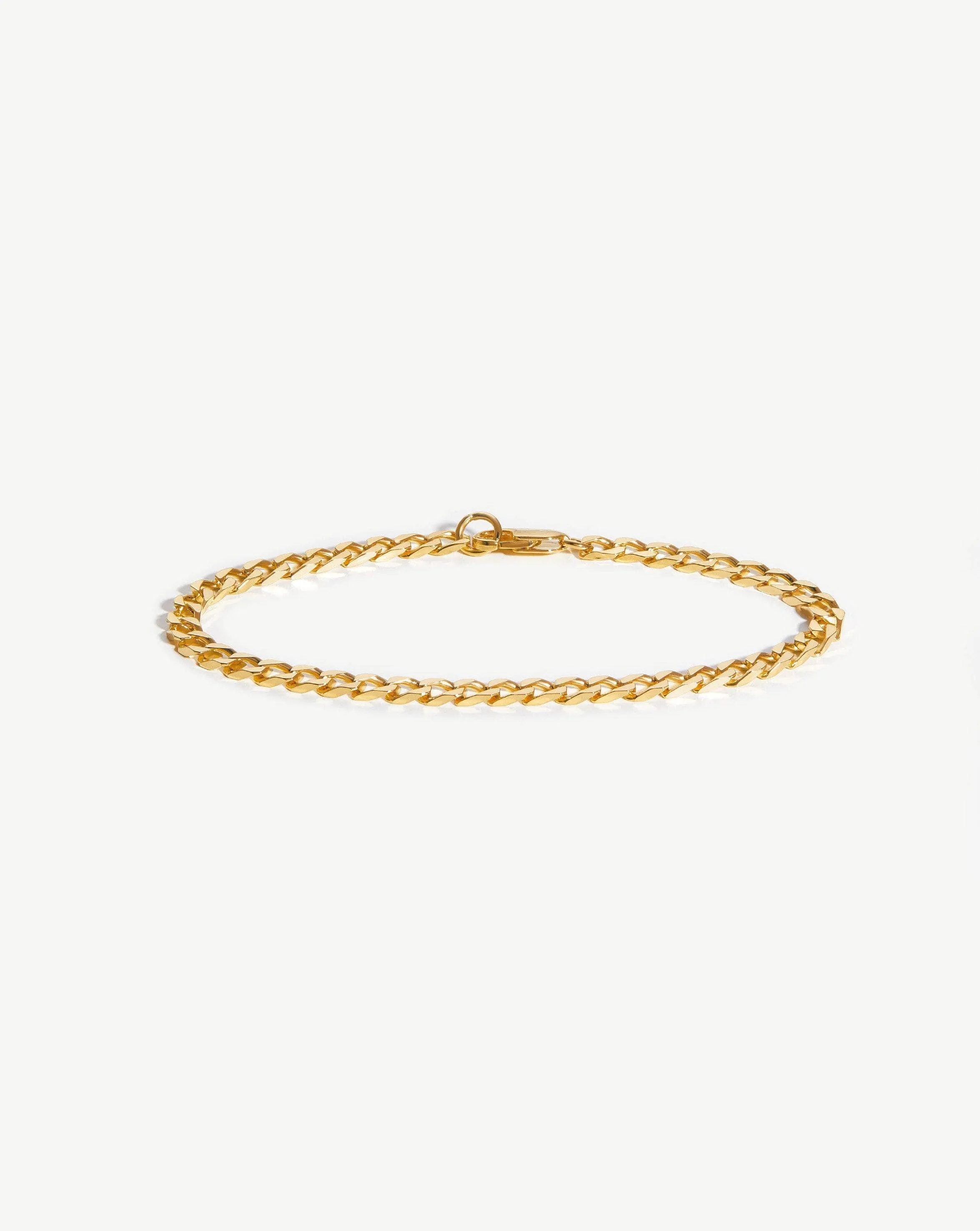 Lucy Williams Flat Curb Chain Bracelet