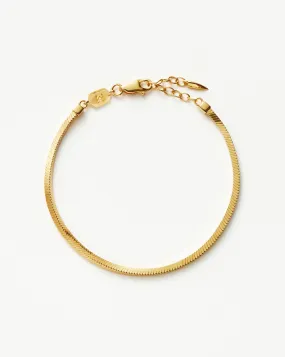 Lucy Williams Square Snake Chain Bracelet