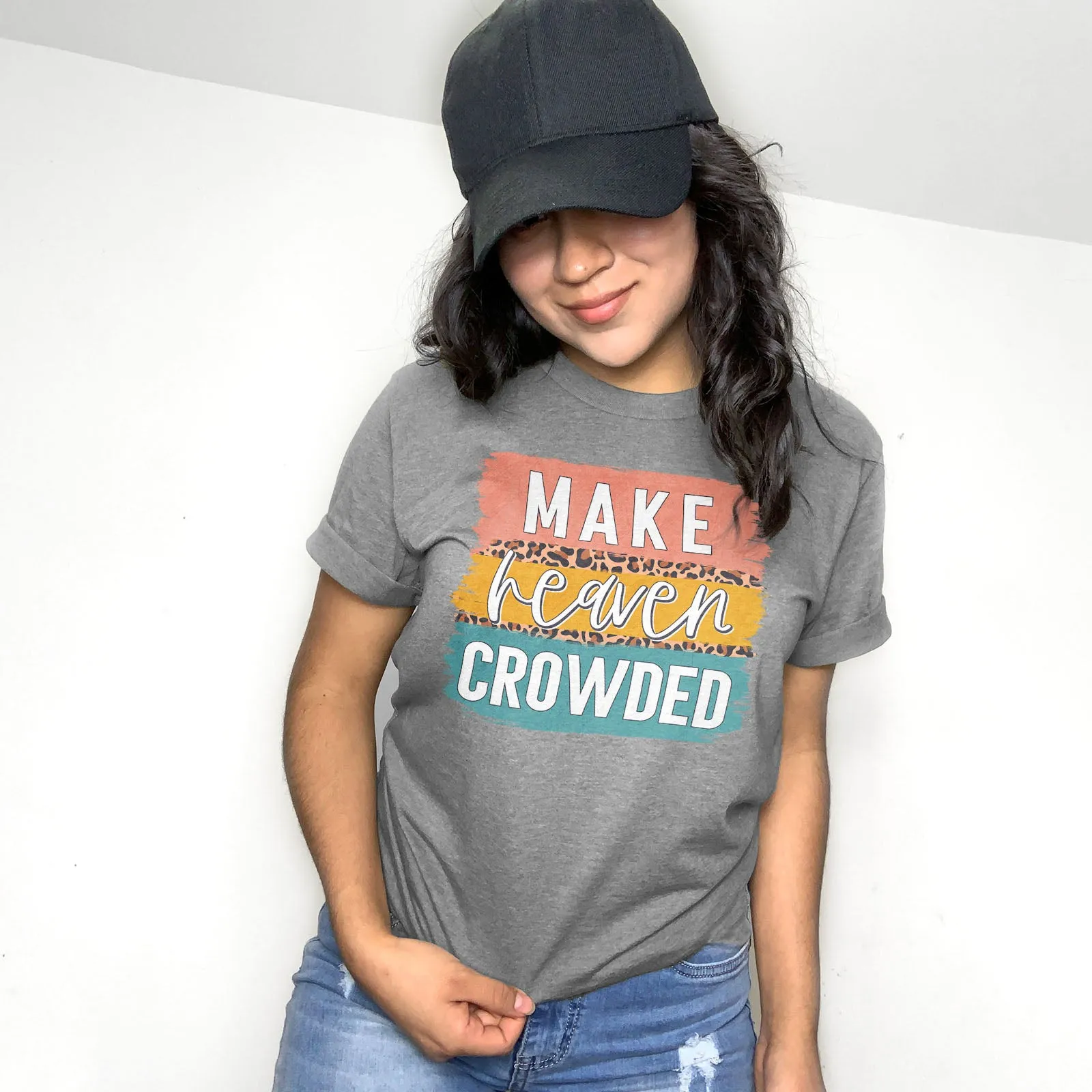 Make Heaven Crowded Brush Block Tee