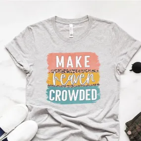 Make Heaven Crowded Brush Block Tee