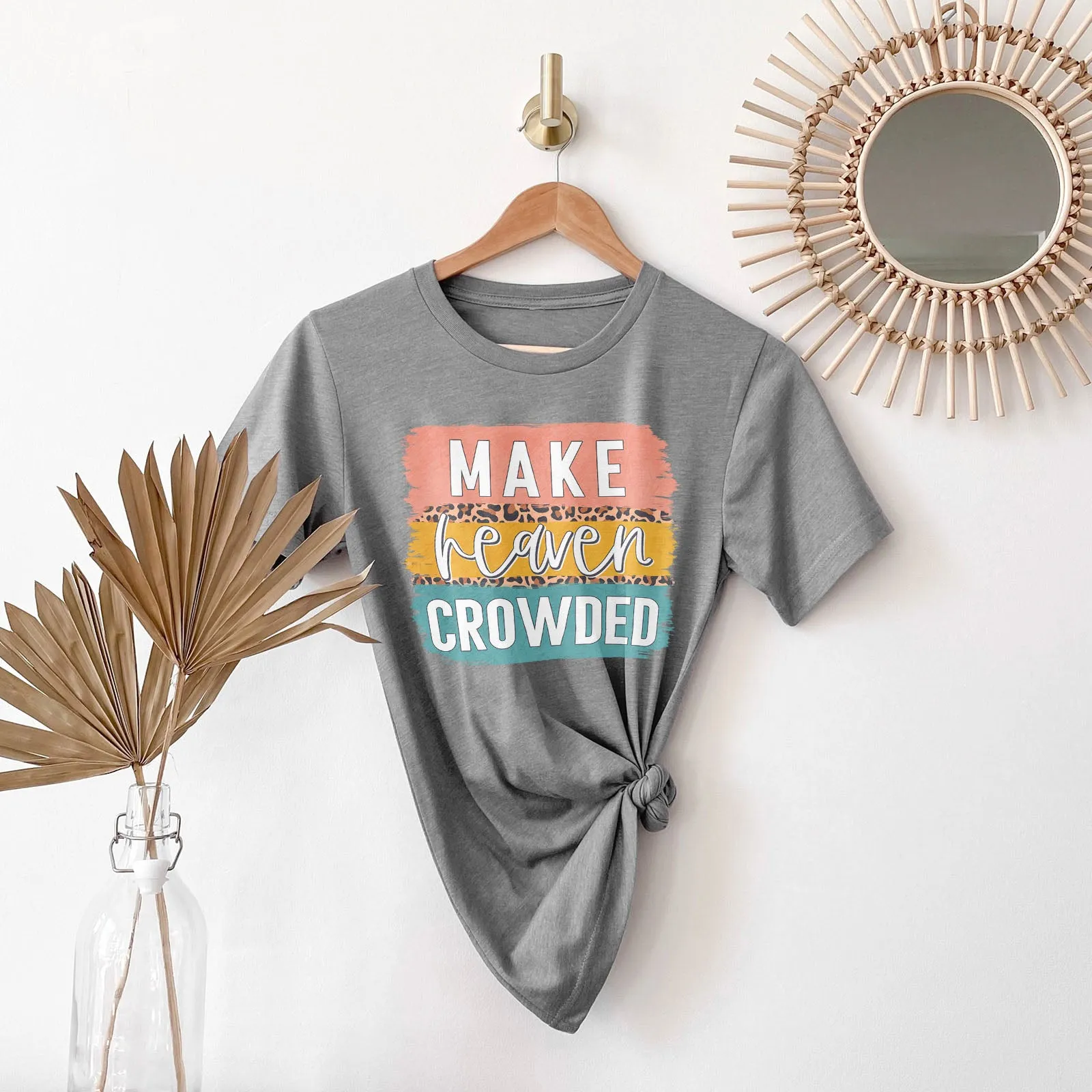 Make Heaven Crowded Brush Block Tee