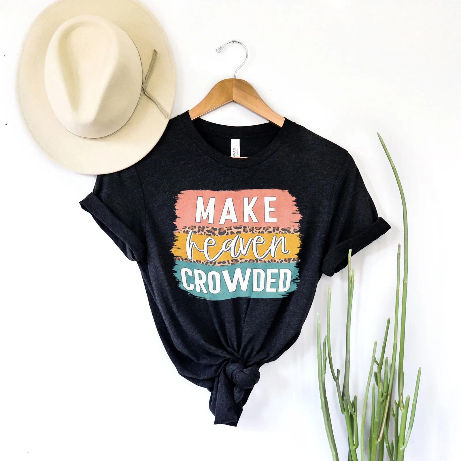 Make Heaven Crowded Brush Block Tee