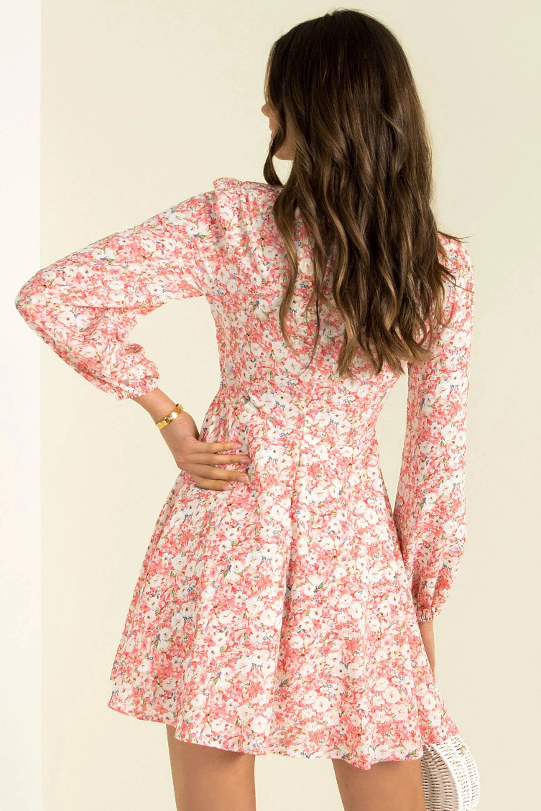 Mala Dress / Pink Floral