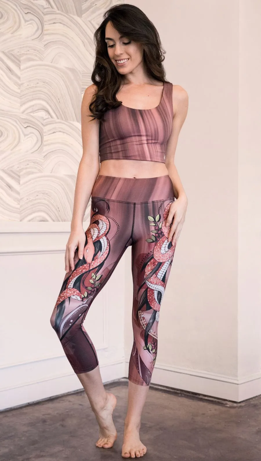 Medusa - Triathlon Capri Leggings