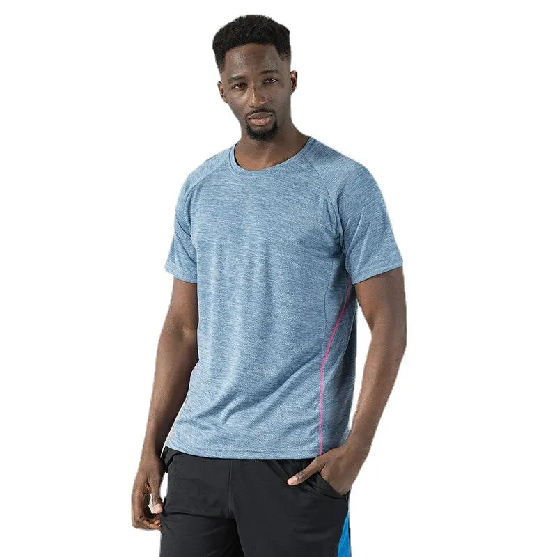 Men’s Active Cotton Crew Neck T Shirts | Athletic Running Gym Workout Tee Tops | 83425