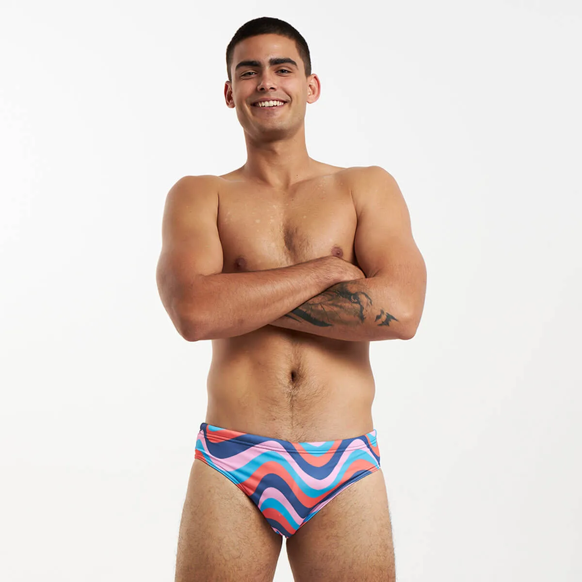 Mens Briefs - Retro Stripes | 80s