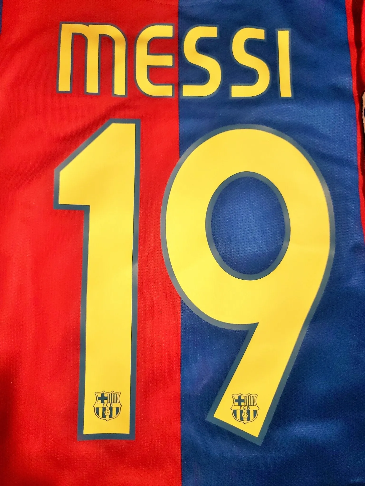 Messi Barcelona 2006 - 2007 Home Jersey Shirt Camiseta Maglia M SKU# 146980-426