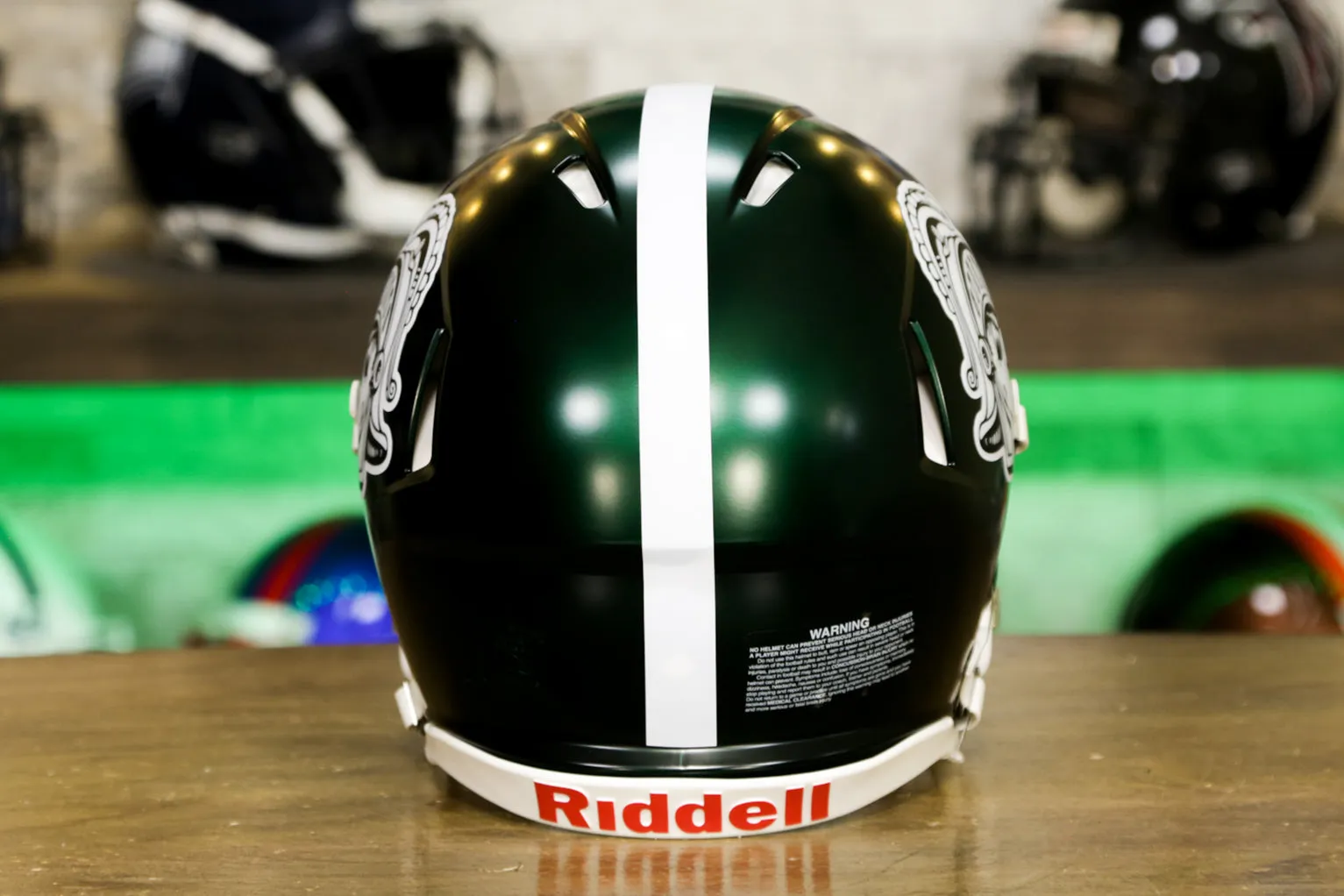 Michigan State Spartans Riddell Speed Authentic Helmet - Gruff Sparty