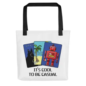 Microsoft Solitaire "It's Cool To Be Casual" Tote Bag