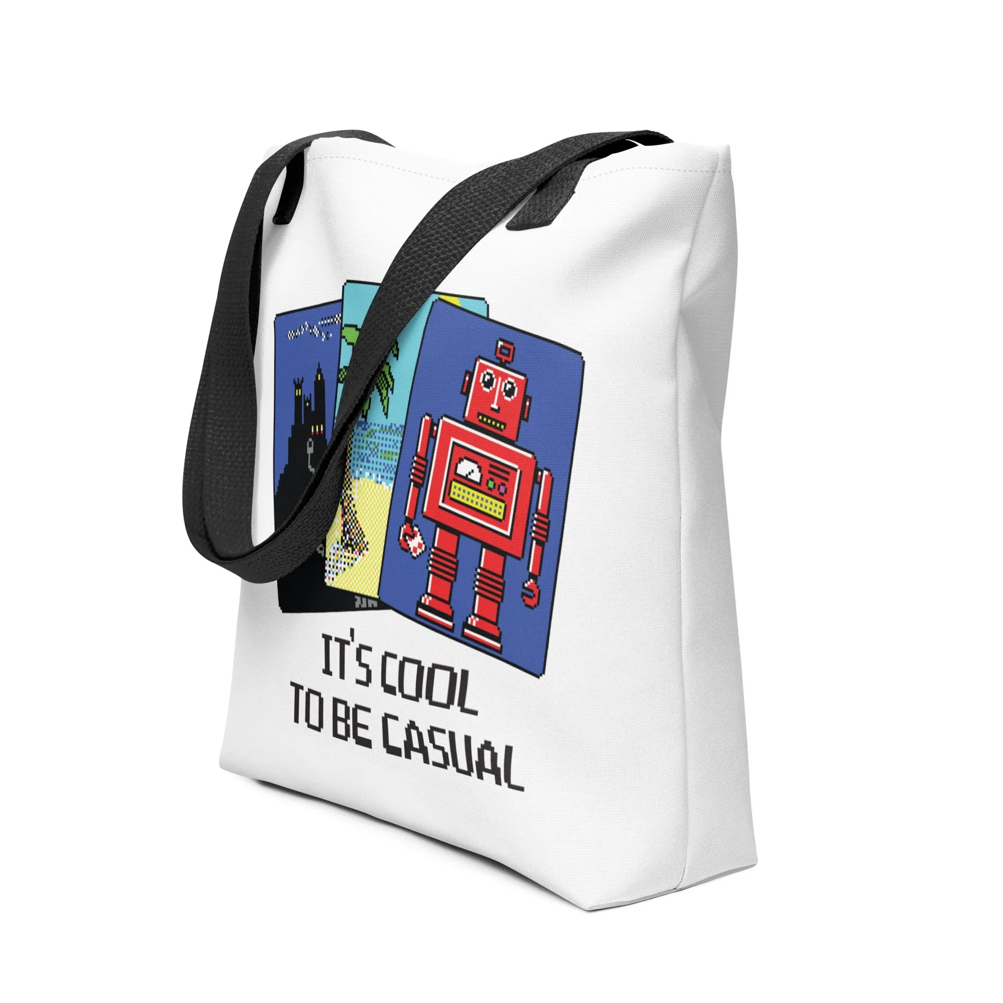 Microsoft Solitaire "It's Cool To Be Casual" Tote Bag