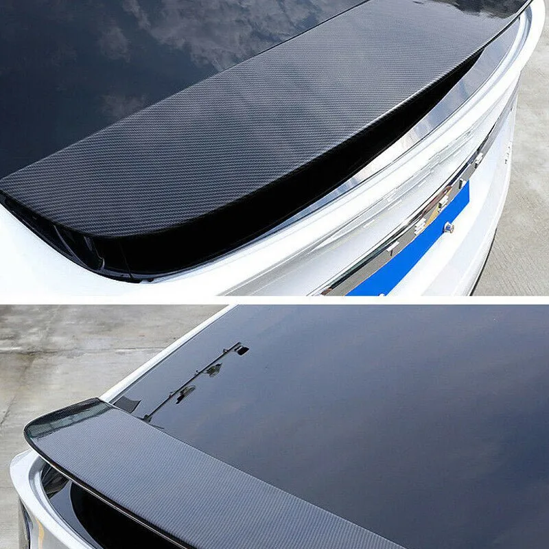 Model X Spoiler Overlay Style - Real Molded Carbon Fiber