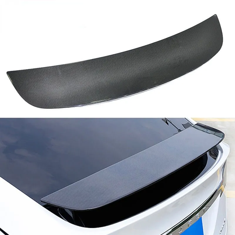 Model X Spoiler Overlay Style - Real Molded Carbon Fiber