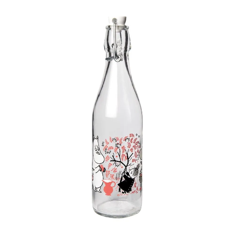 Moomin Berries Glass Bottle 0,5l - Muurla