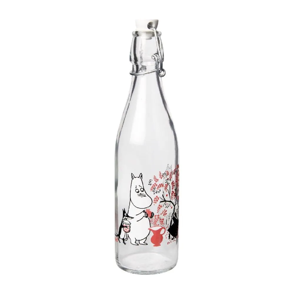 Moomin Berries Glass Bottle 0,5l - Muurla