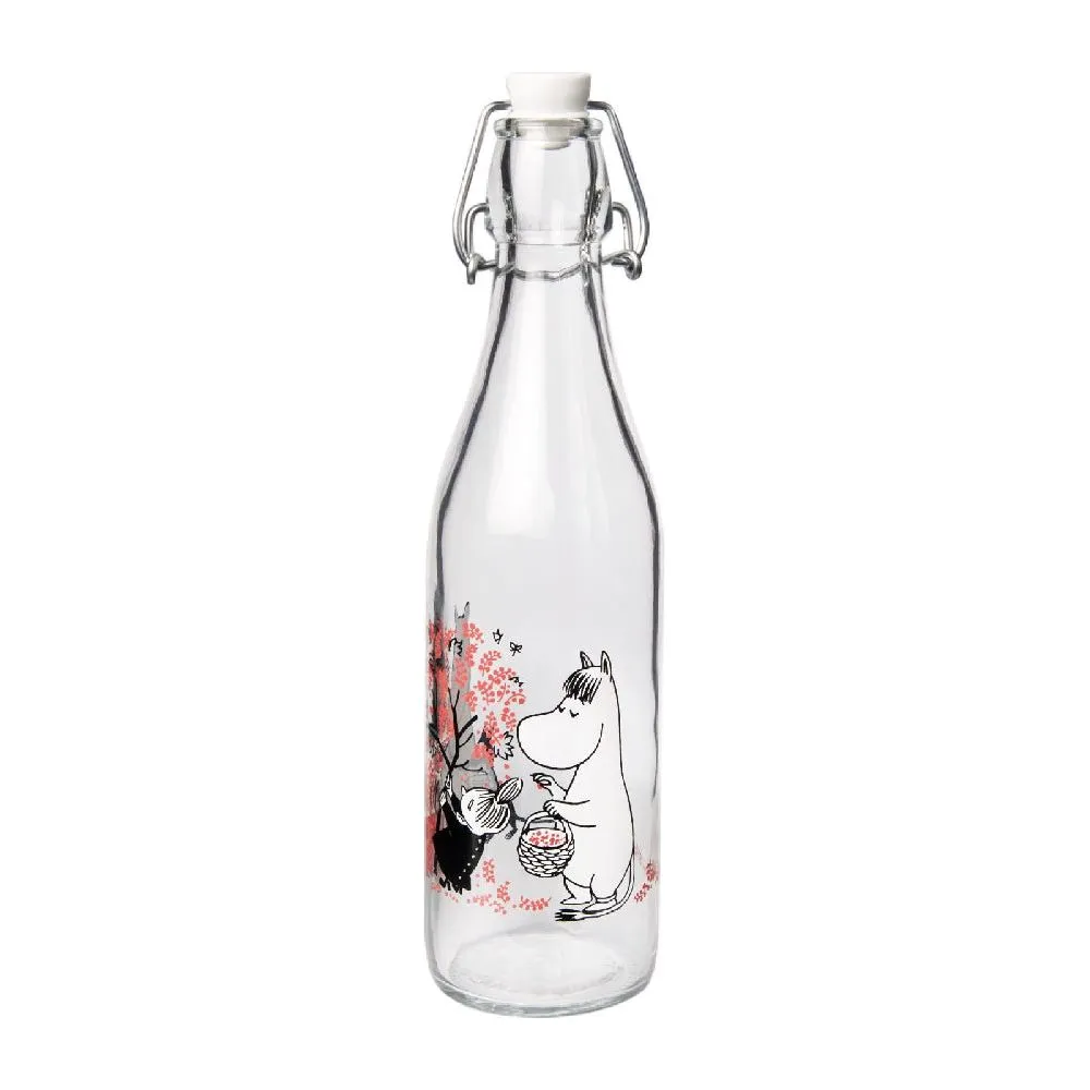 Moomin Berries Glass Bottle 0,5l - Muurla