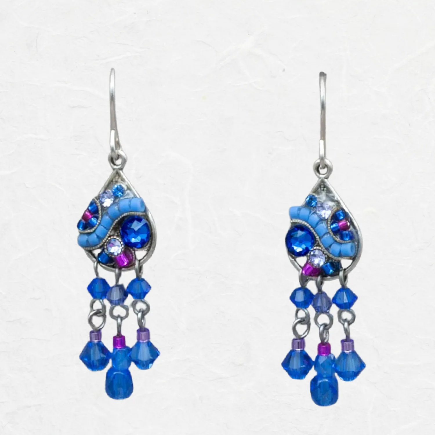 Mosaic Sapphire Earrings