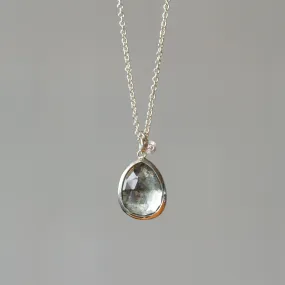 Moss Aquamarine Theia Necklace in Sterling Silver #8