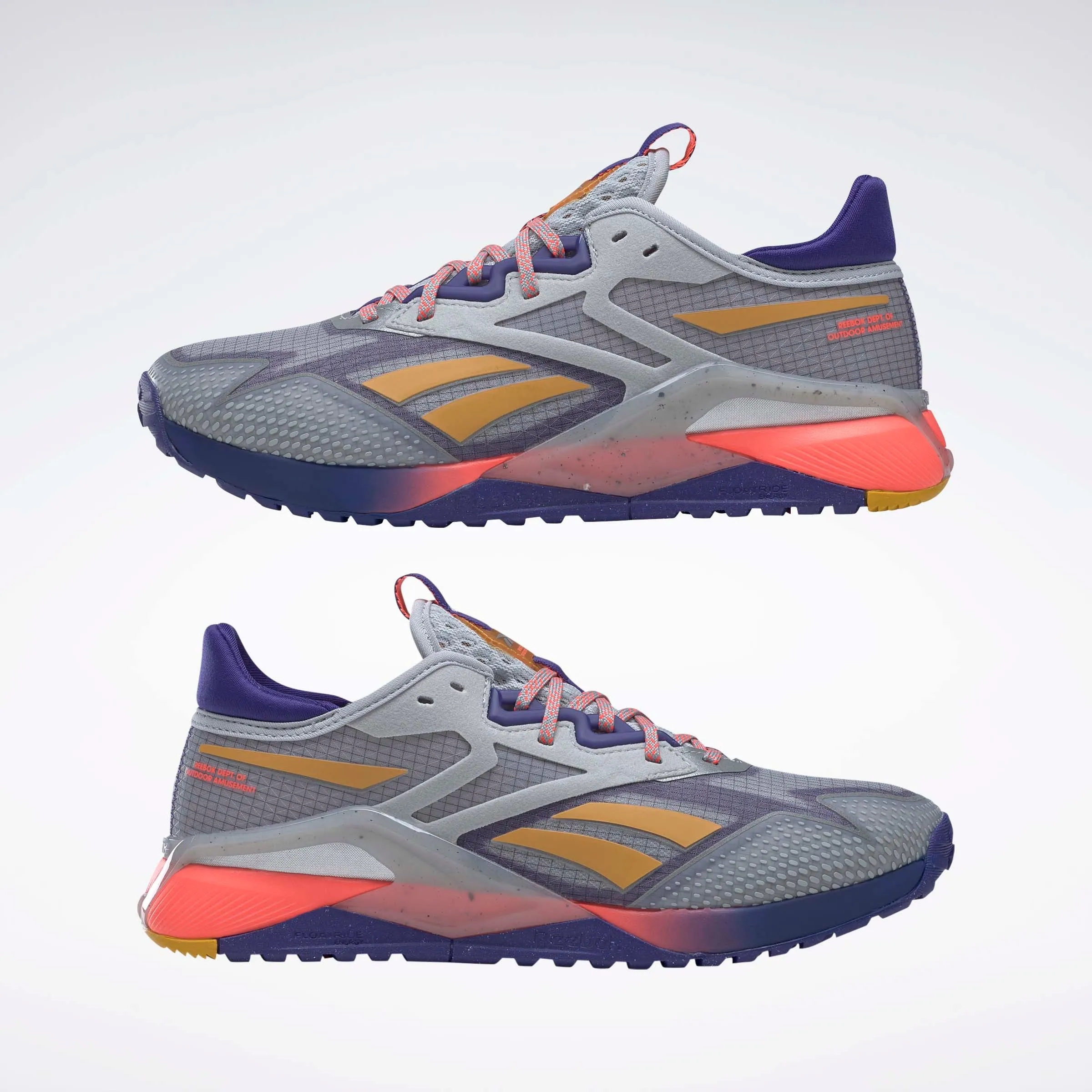 Nano X2 Tr Adventure Men's Shoes Grey 3/Bold Purple/Orange Flar