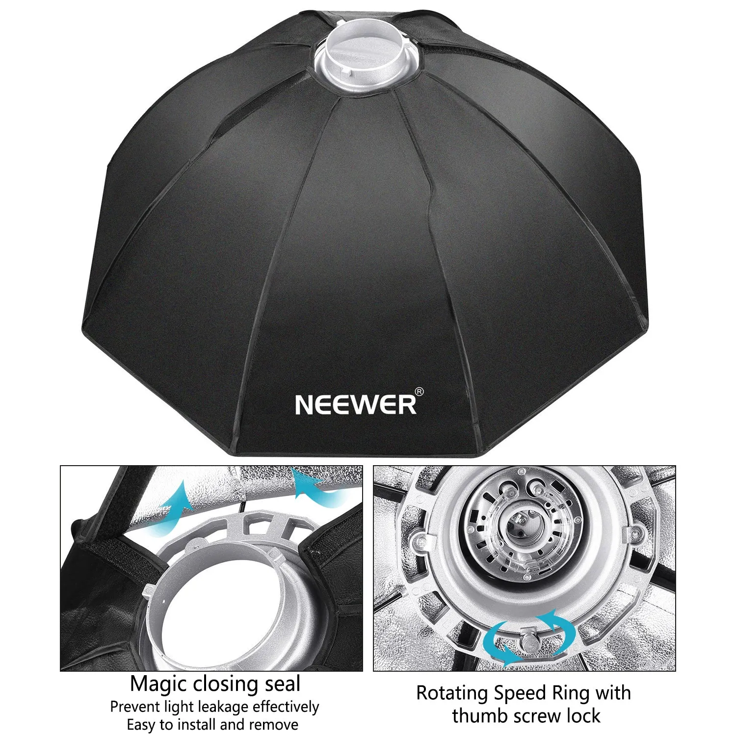 NEEWER 24 inch/60 CM Octagon Softbox