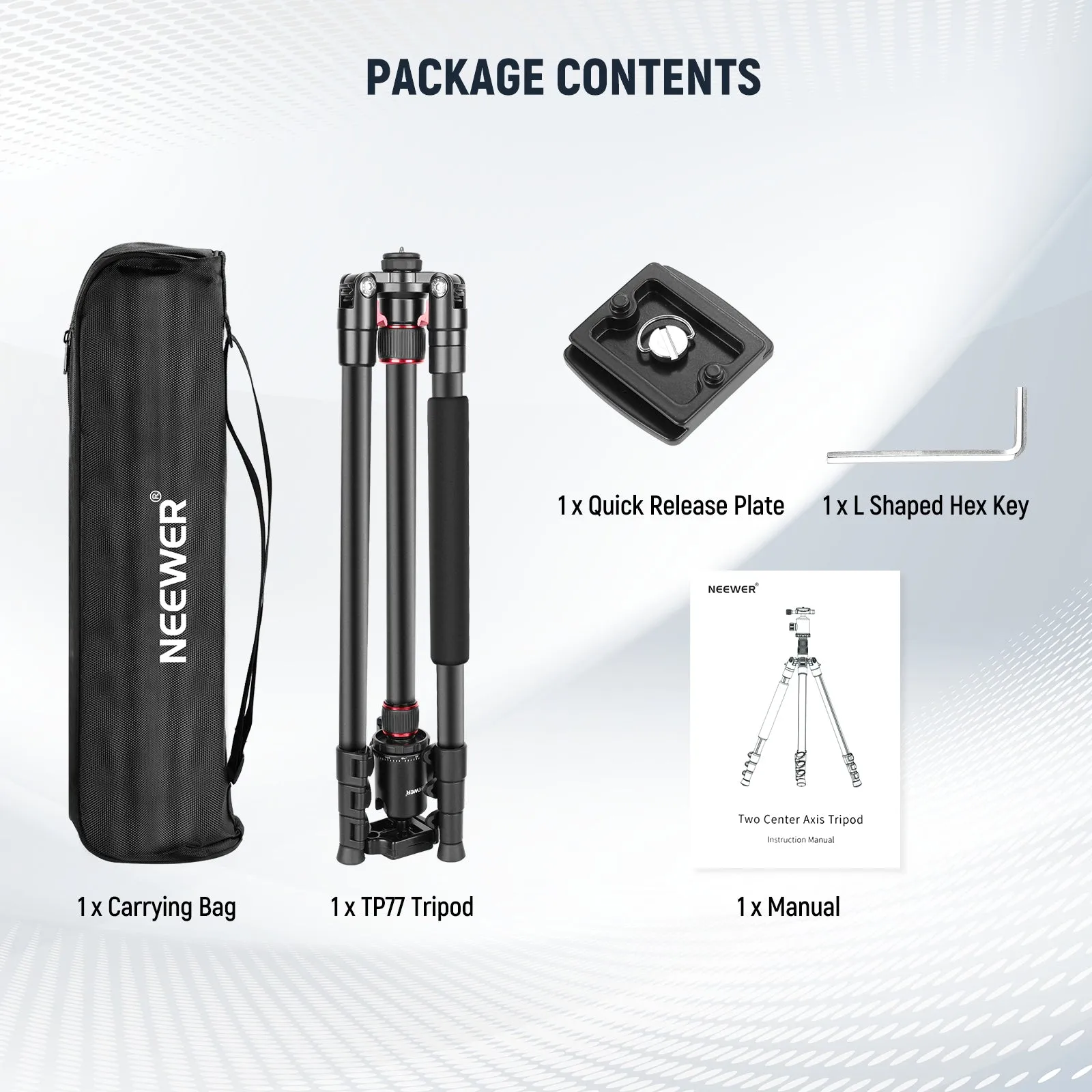 NEEWER 77'' Aluminum Alloy Camera Monopod Tripod