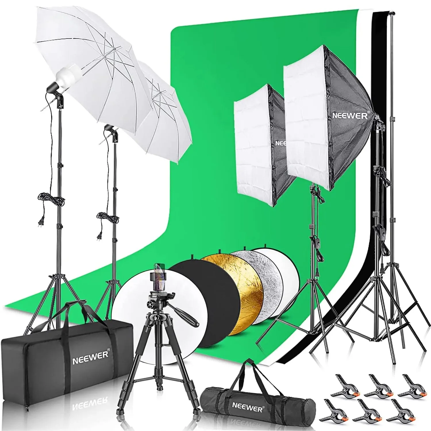 NEEWER 8.5x10ft Background Support System Lighting Kit