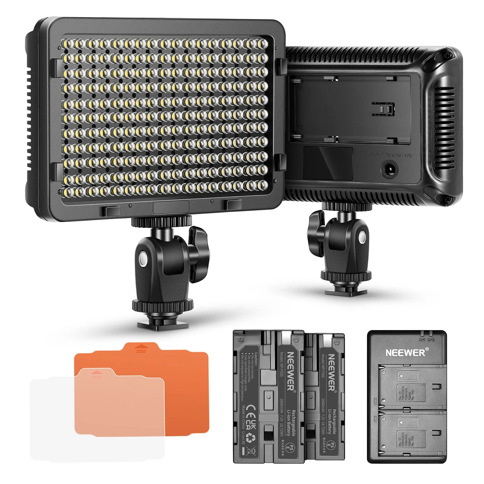 NEEWER Dimmable 176 LED Light Kit