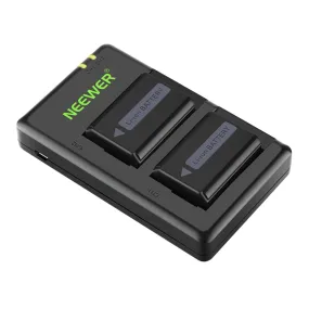 NEEWER NP-FW50 Camera Battery Charger Set for Sony