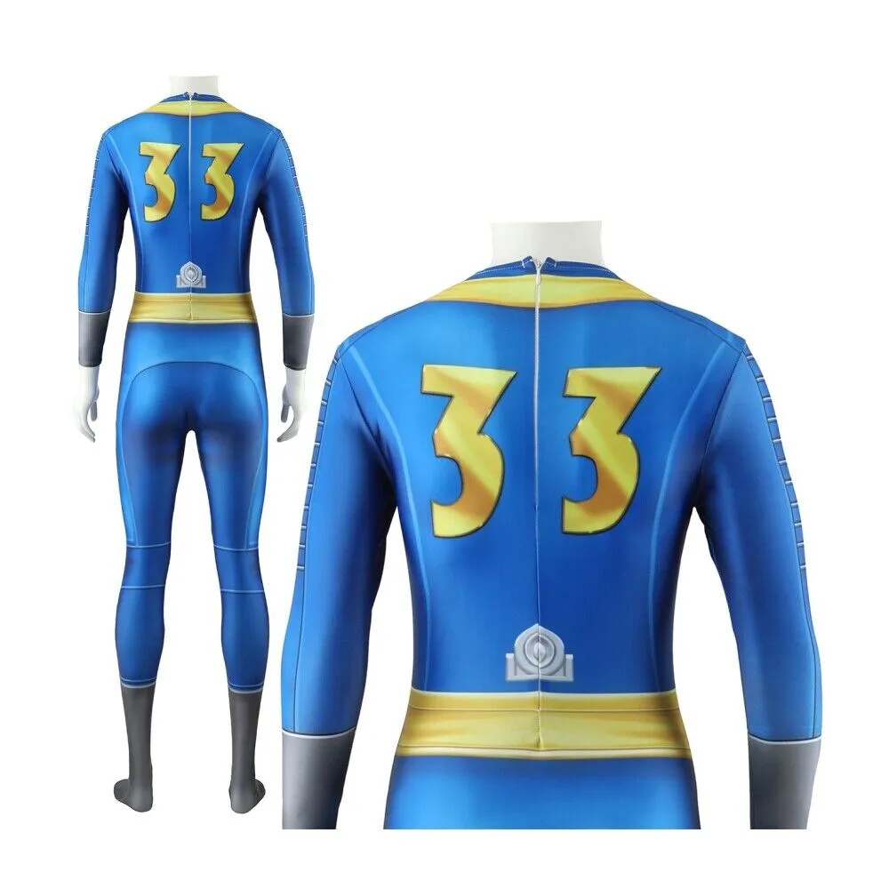 【New Arrival】Xcoser Fallout Lucy Jumpsuit Cosplay Costume Bodysuit Uniform Adult Kids Halloween Suit