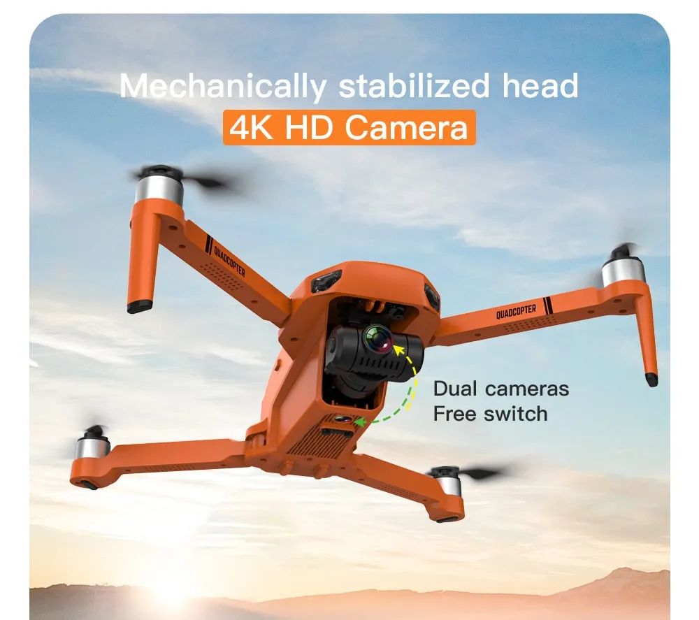 New GPS Drone 4k Professional 8K HD Camera 2-Axis Gimbal Anti-Shake Brushless Foldable Quadcopter 1.2km