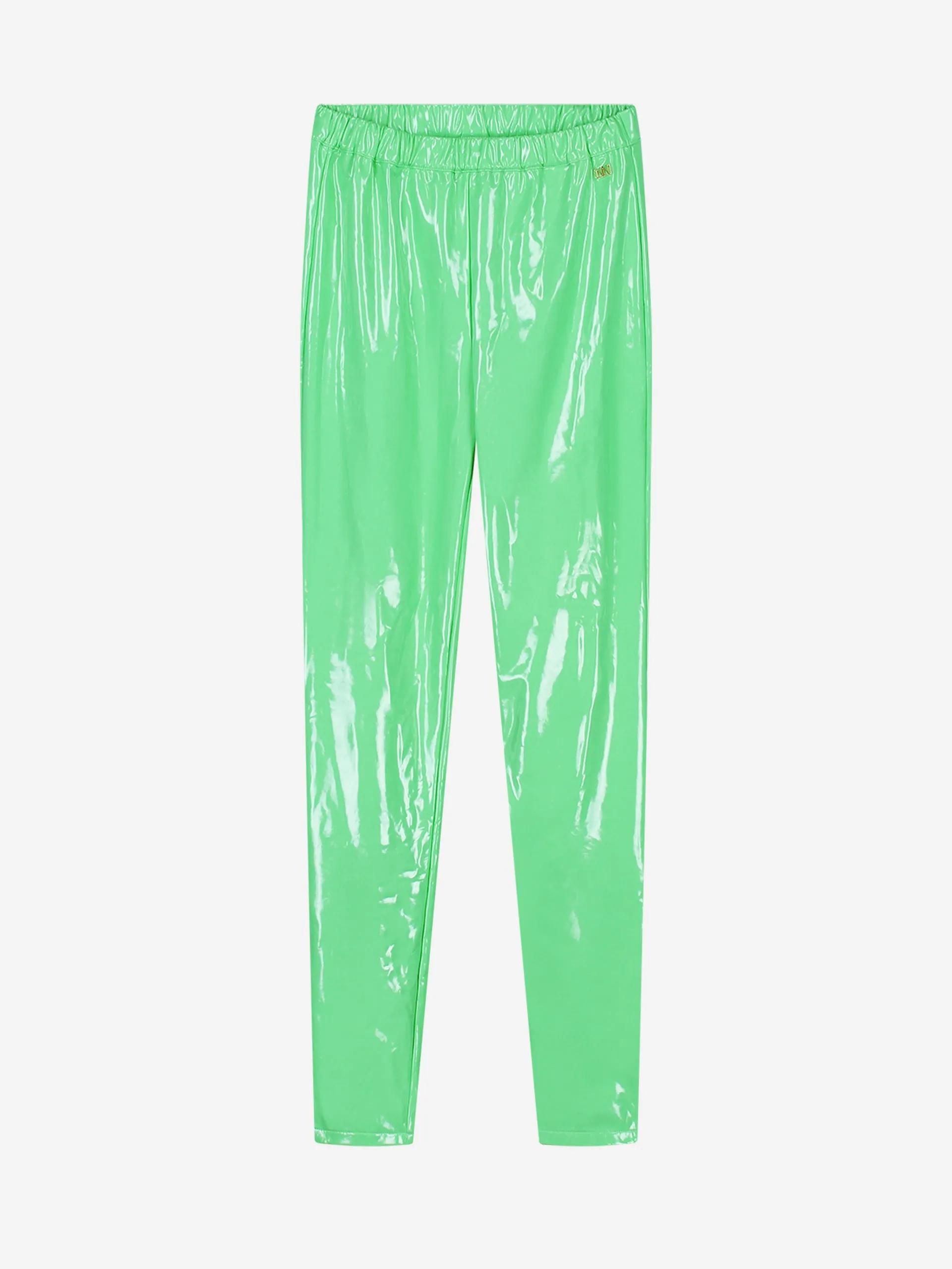 Nik&Nik Winie Patent Legging Bright Sage Groen