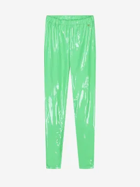 Nik&Nik Winie Patent Legging Bright Sage Groen