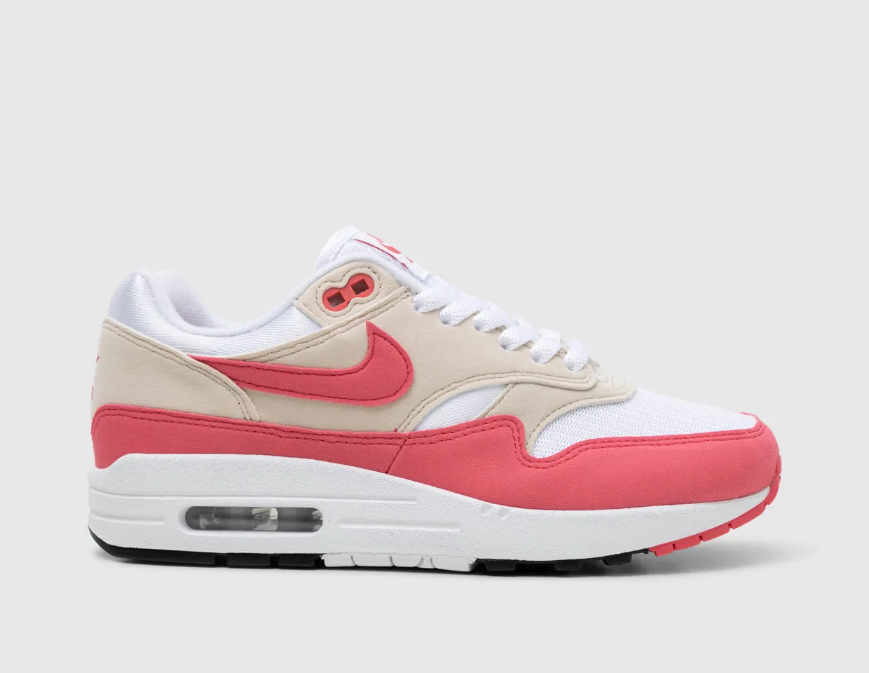 Nike Women's Air Max 1 White / Aster Pink - Light Orewood Brown