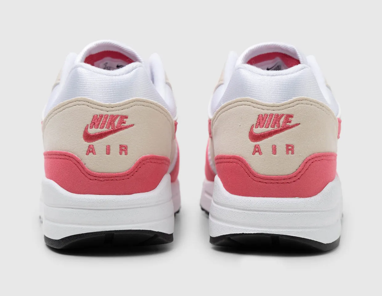 Nike Women's Air Max 1 White / Aster Pink - Light Orewood Brown