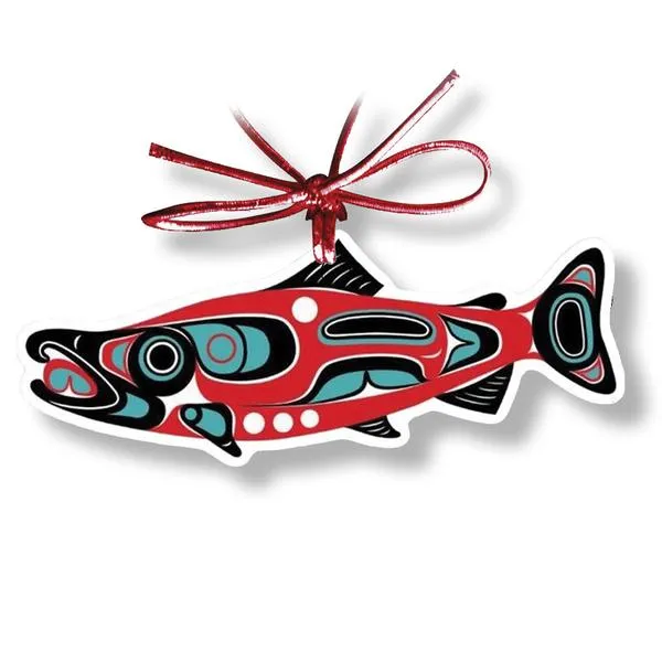 Northwest Salmon - Holiday Tree Ornament