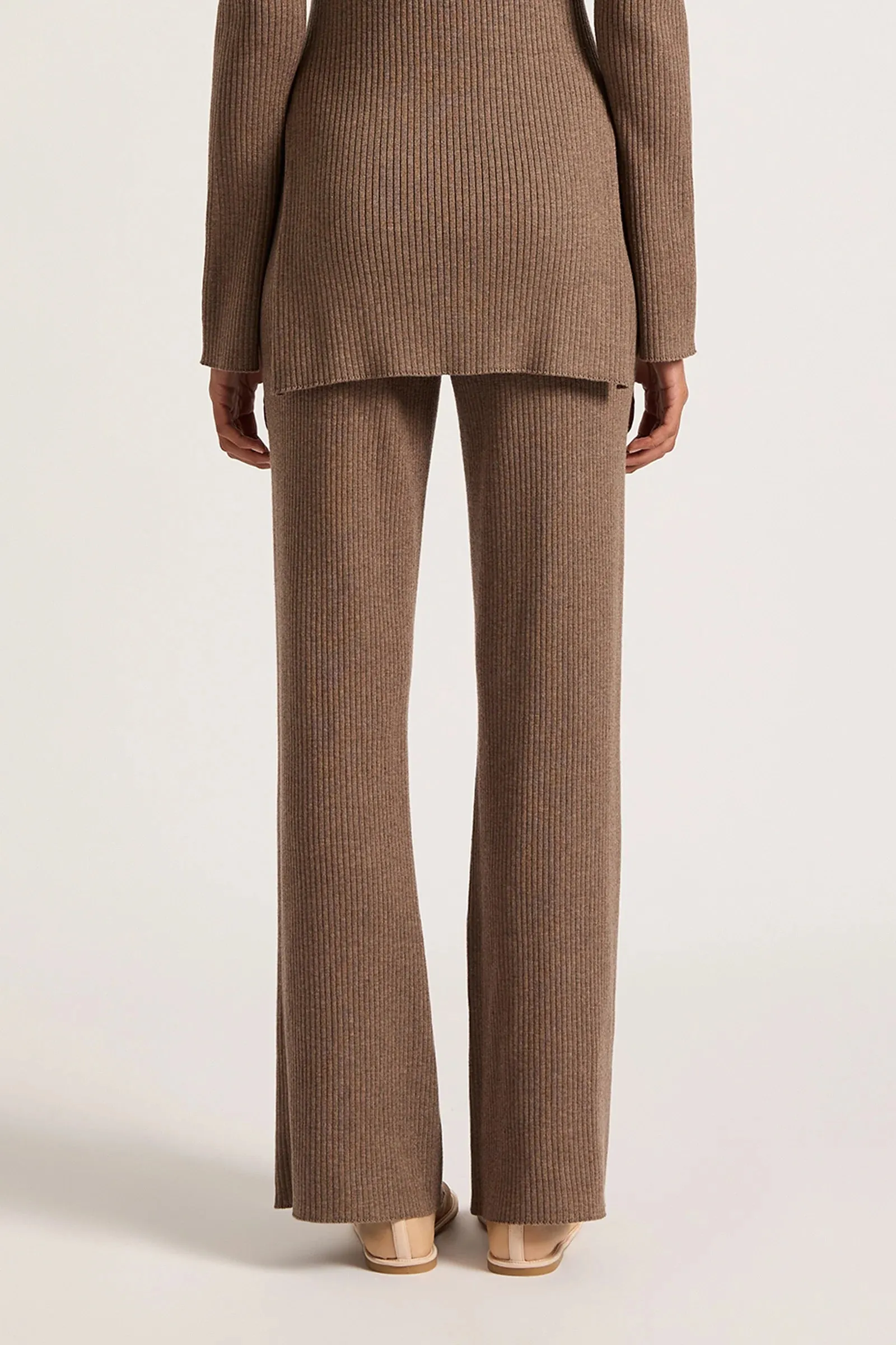 NUDE LUCY Malo Knit Pant MOCHA