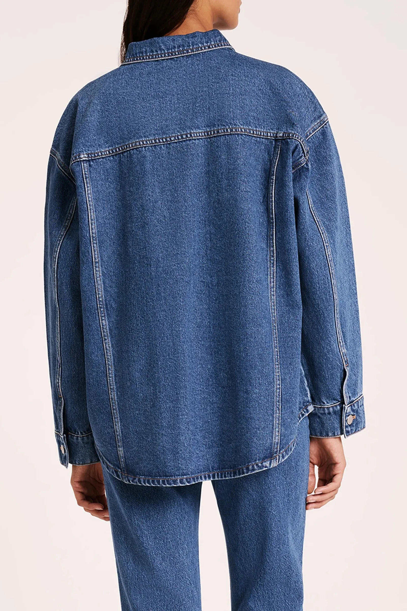 NUDE LUCY Organic Denim Jacket VINTAGE BLUE